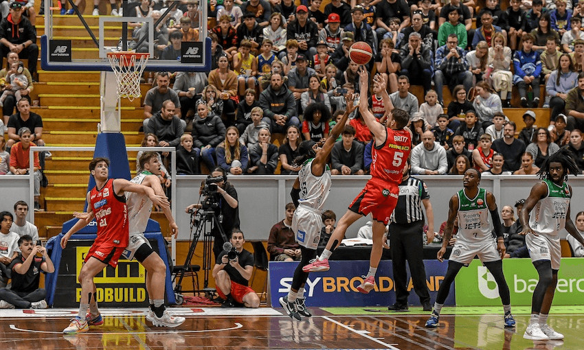 The Canterbury Rams on the charge (Photo: Richard Connelly/Supplied) 
