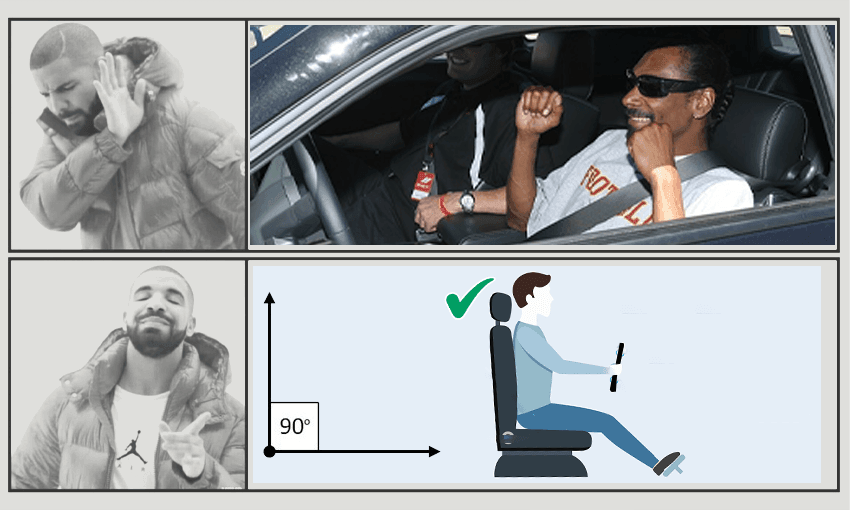 Image by Tina Tiller, who prefers a comfortable recline. 
