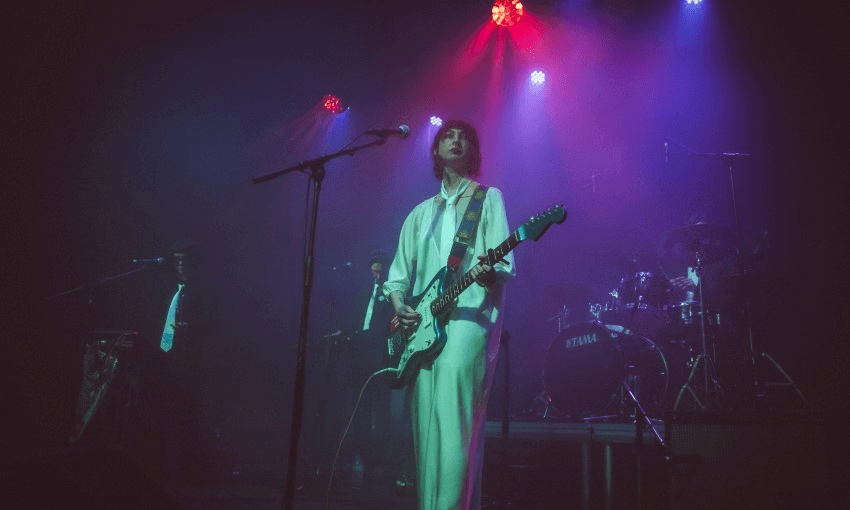 Vera Ellen perfoming a solo gig. Image: Brenna Rhythm 
