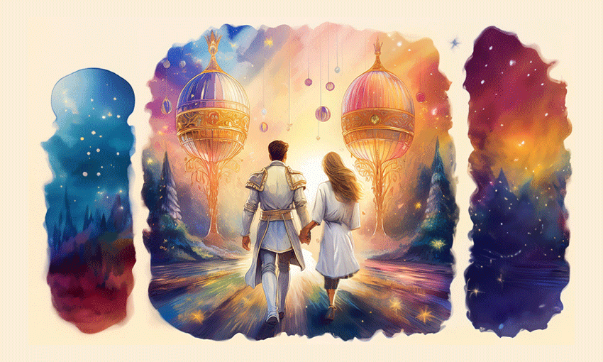 Coming off SSRIs made my dreams WILD. (Images by Tina Tiller, assisted by AI)  
