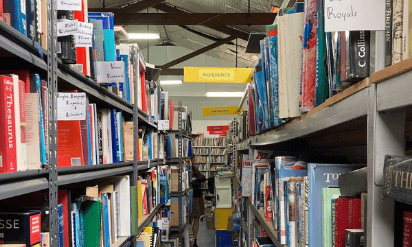 Staring down the barrel of Book Barn on Ferry (Photo: Simon Palenski) 
