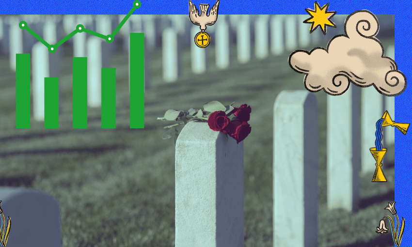 Death by numbers (Image: The Spinoff) 
