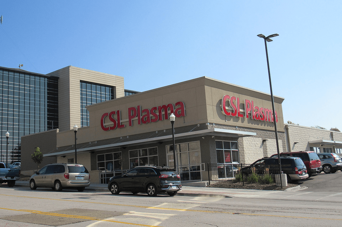 photo of CSL plasma centre in the US