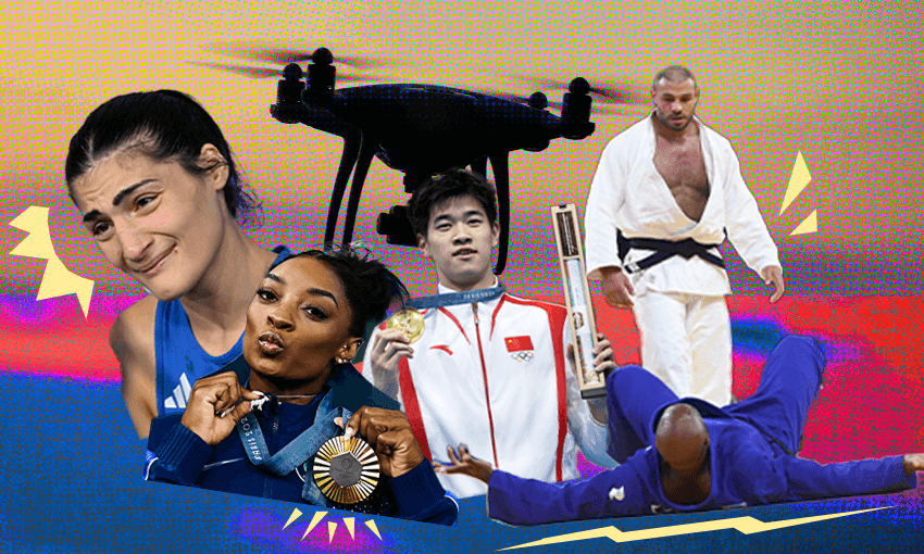 Main characters of the 2024 Olympics (Images: Getty Images / Design: Tina Tiller)