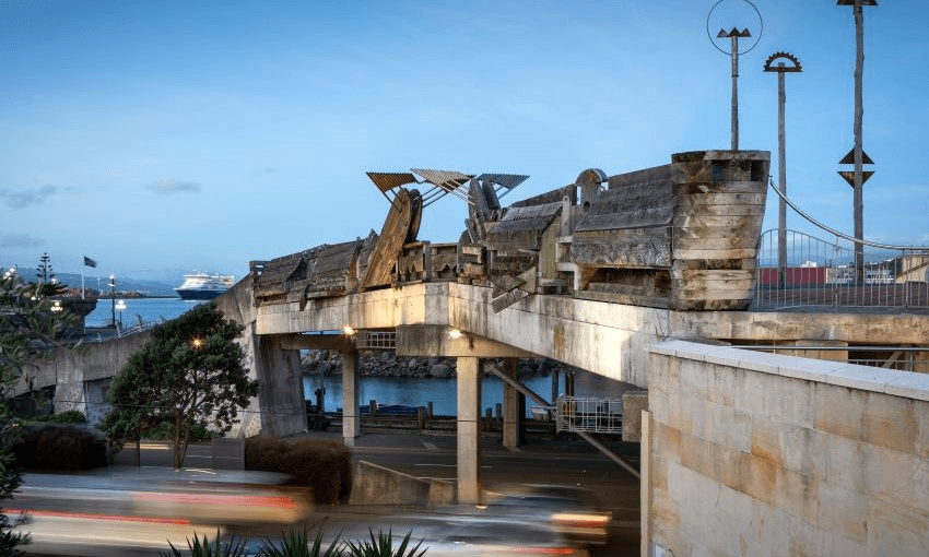 Wellington’s City to Sea Bridge (Photo: Paul McCredie) 
