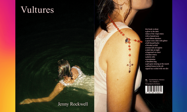 Jenny Rockwell’s poetry collection, Vultures, is a celebration of queer love.  
