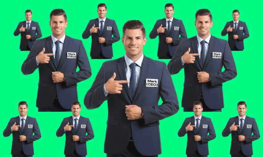 Many CEOs are called Mark. Fewer are called Suzanne. Many fewer are called Souljah, Sharlet, Hone or Sosefina. (Image: The Spinoff)