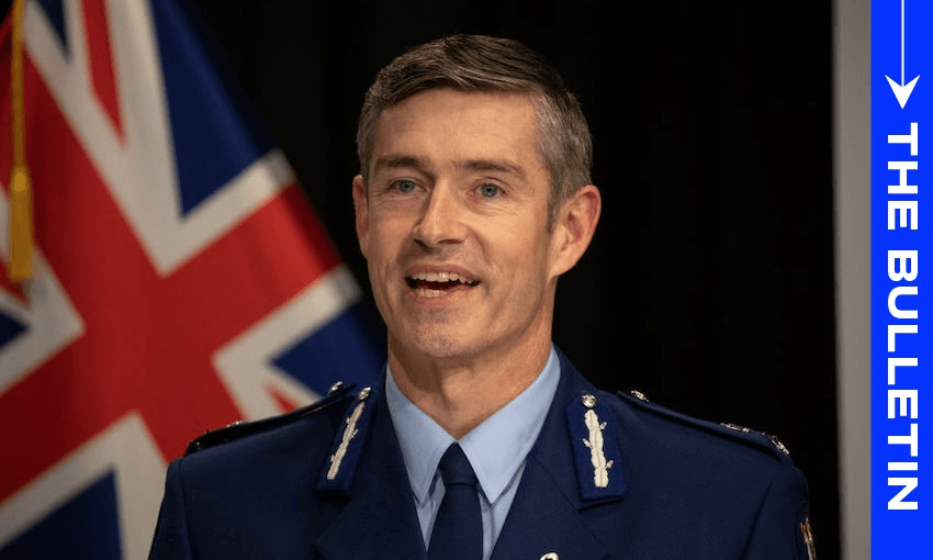 Andrew Coster speaks during a briefing at parliament in 2020. (Photo by Mark Mitchell/Getty Images) 
