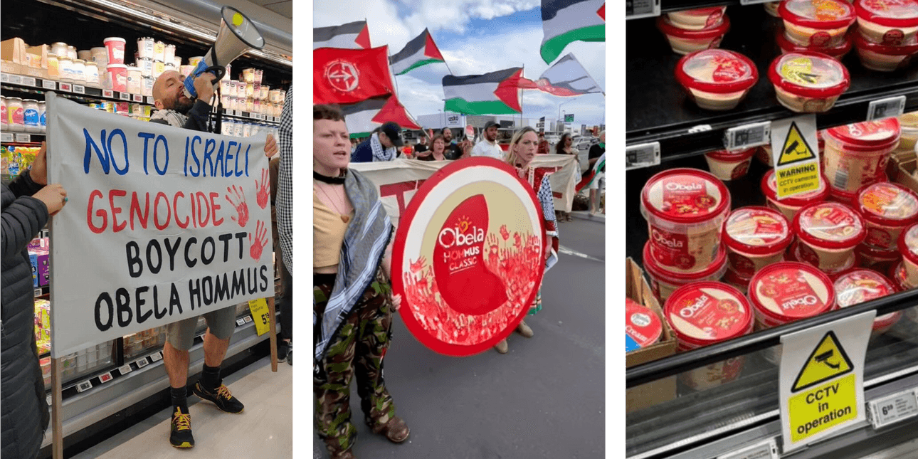 Obela hummus protests