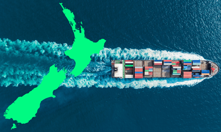 Exports are a critical part of the NZ economy. (Image: Getty/The Spinoff)