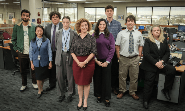 The cast of The Office AU (Image: Supplied) 
