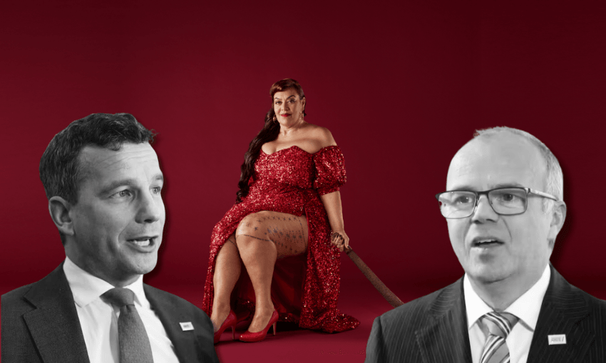 David Seymour, Tusiata Avia and Todd Stephenson