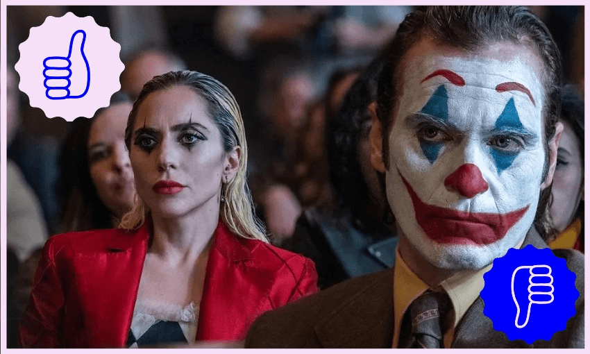 Lady Gaga and Joaquin Phoenix in Joker: Folie á Deux (Image: WB) 
