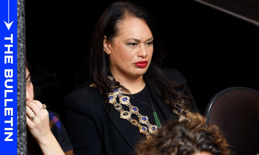 Tory Whanau at parliament in 2023 (Photo by Hagen Hopkins/Getty Images) 
