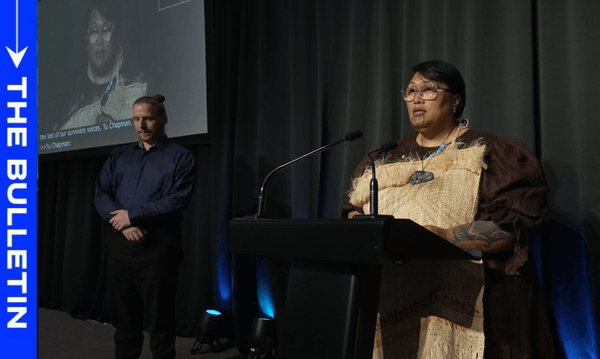 Tu Chapman at parliament. 
