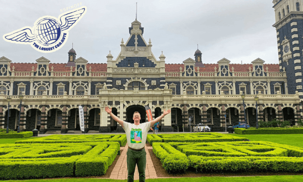 Joel at New Zealand’s most impressively beautiful building 
