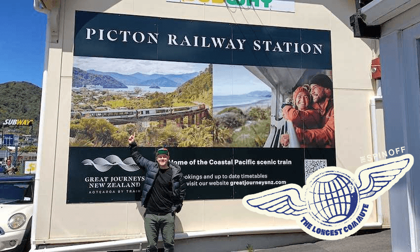 Joel at Picton Railway Station 
