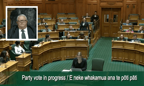 House suspended as haka interrupts first reading of the Treaty Principles Bill