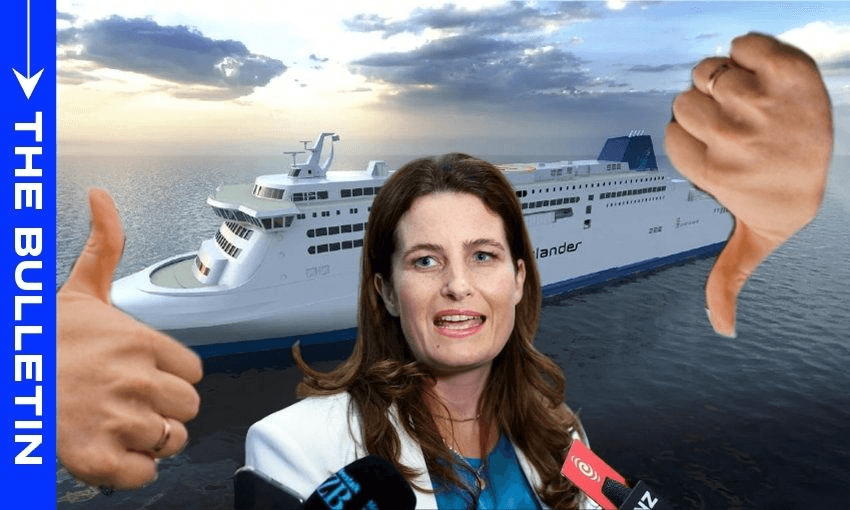 Nicola Willis announces a new procurement process for two smaller ferries. 
