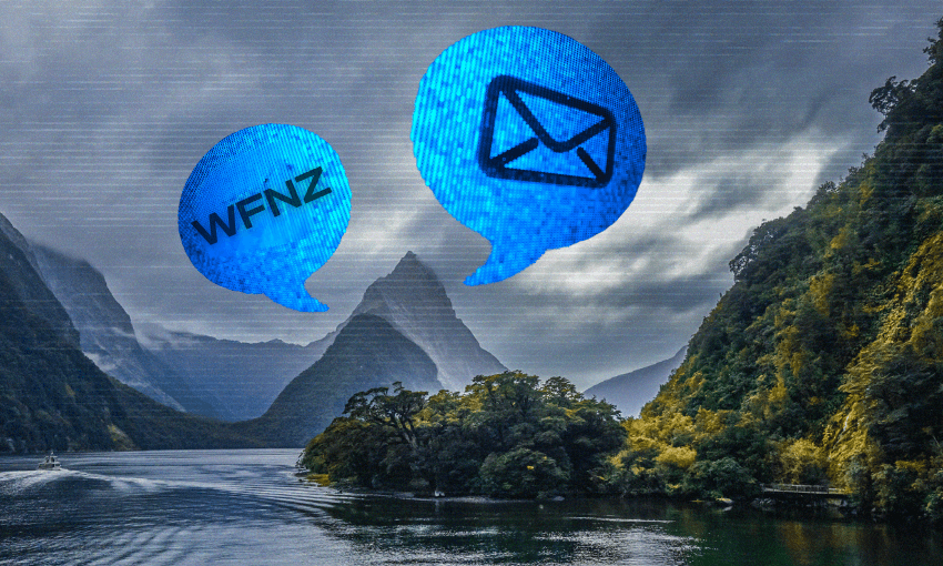 Artist’s rendition of working from New Zealand.