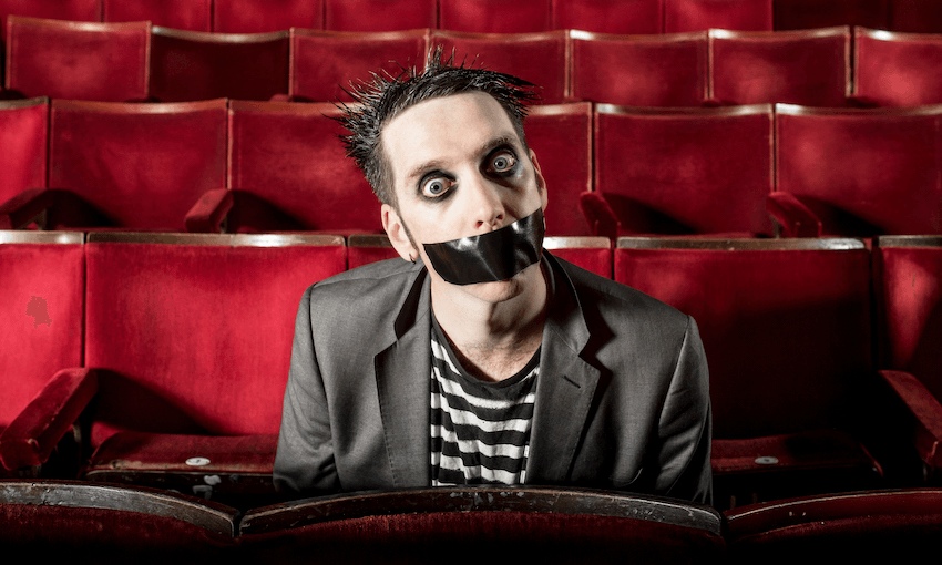Sam Wills as Tape Face. Image: Supplied 

