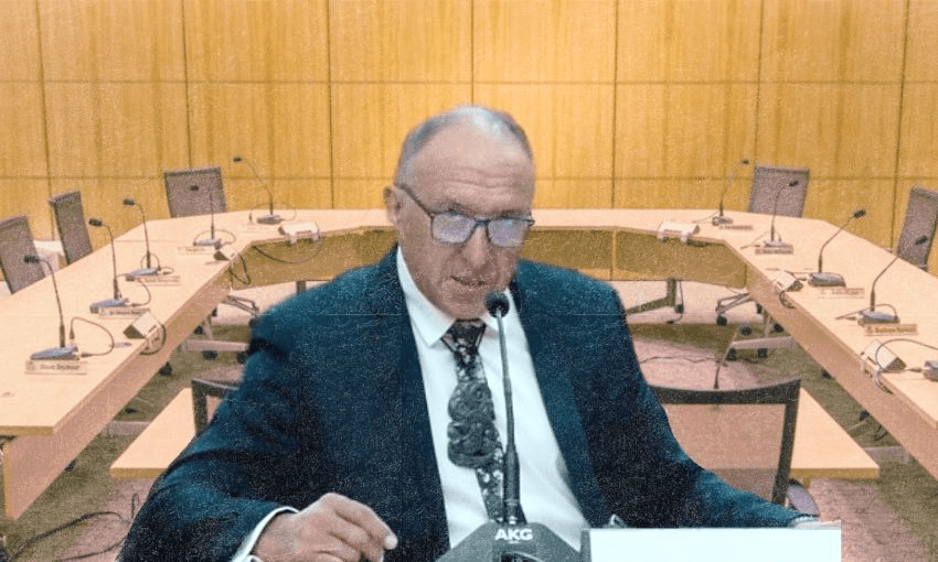 Pita Tipene made two submissions on Monday. 
