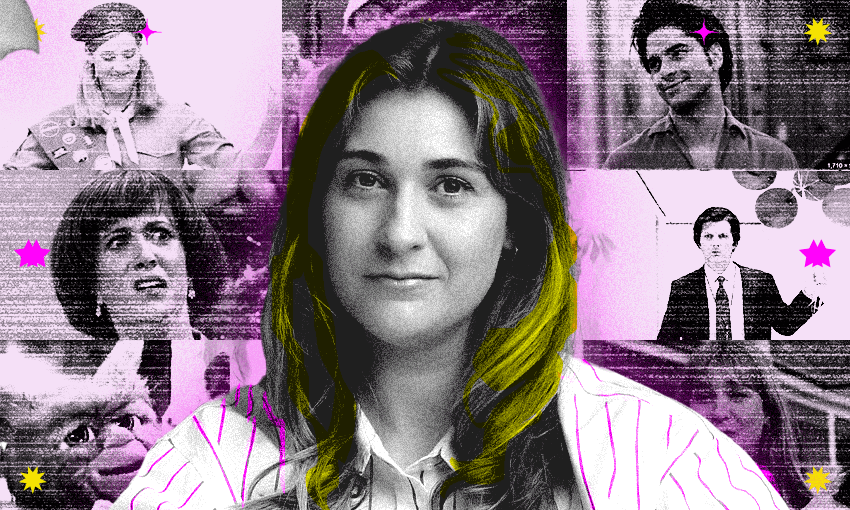 Brynley Stent’s life in TV (Photo: Todd Karehana / Design: Tina Tiller) 
