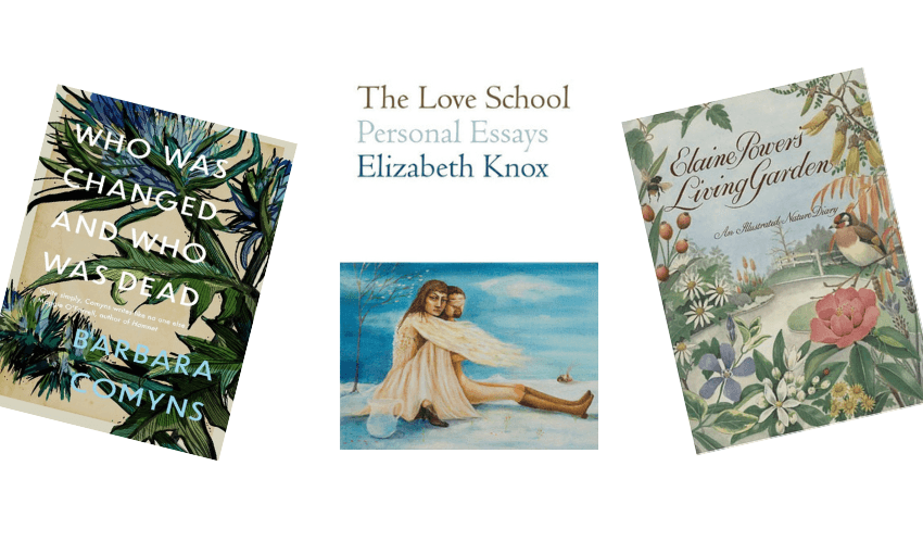 Three books that Spinoff staff read over summer: Who was change and who was dead, The love school, and Elaine Powers Living Garden