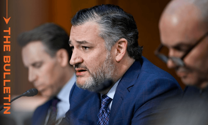 Senator Ted Cruz speaks during a Senate Judiciary Committee confirmation hearing in Washington, DC (Image: Daniel Heuer/Bloomberg via Getty Images) 
