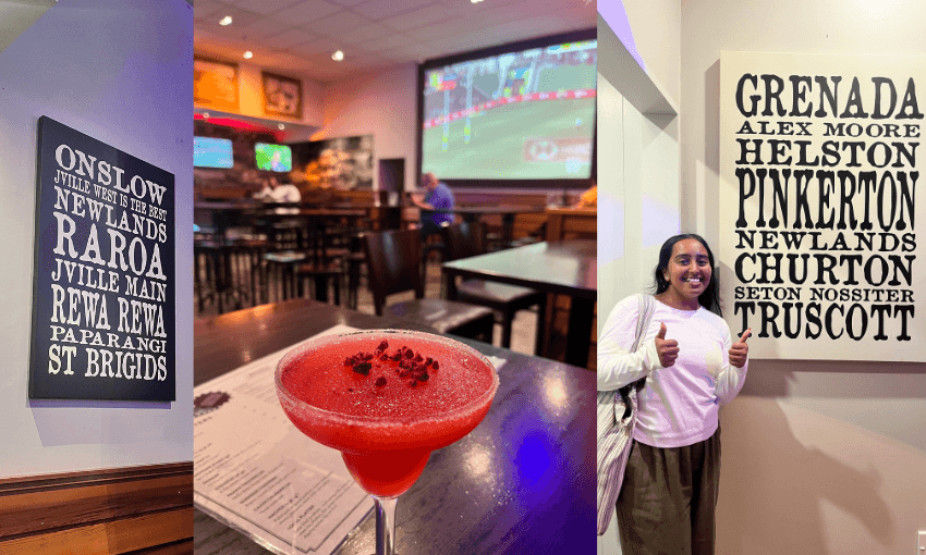 Three images showing various angles of 1841 the restaurant and bar