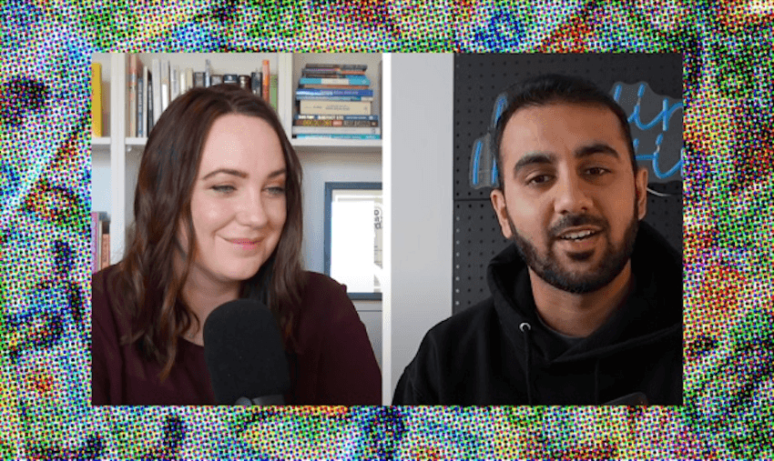 Frances Cook and Muhammad Lambat (Photo: Making Cents) 
