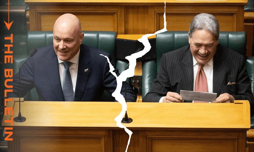 Trump’s tariffs have exposed a fault line between the prime minister and his foreign minister. (Photo: Hagen Hopkins/Getty Images/The Spinoff)