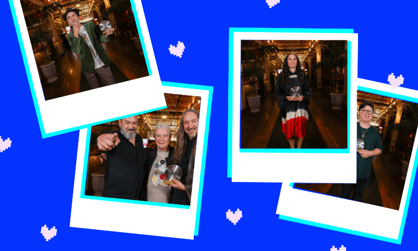 A collage of the Taite Music Prize winners.