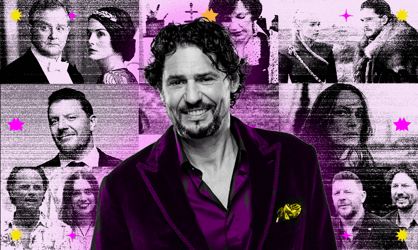 Colin Fassnidge’s life in television (Photo: TVNZ / Design: Tina Tiller)