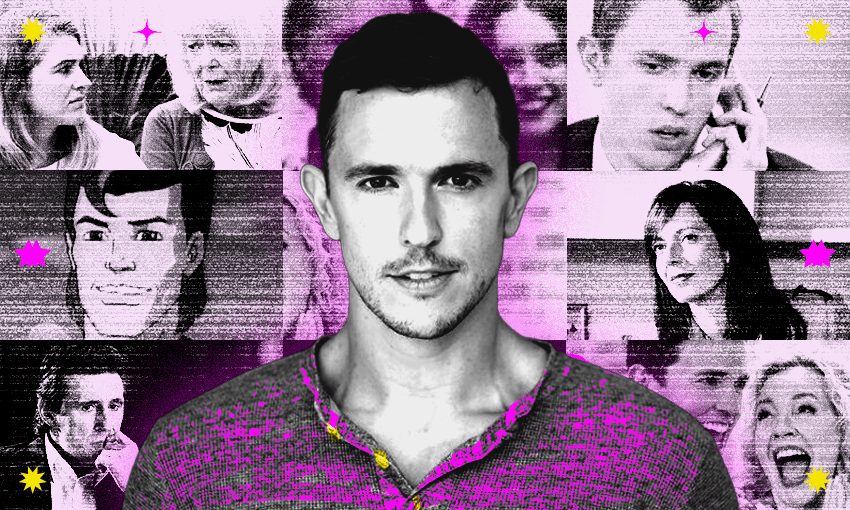 It’s Harry McNaughton’s life in TV (Photo: Supplied / Design: Tina Tiller) 
