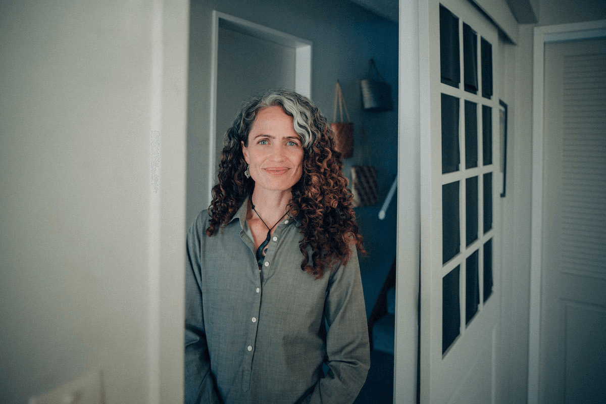 photo of Nadine Hura inside a house