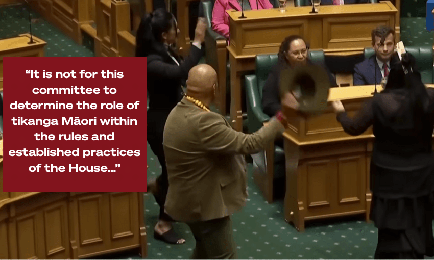 The many inconsistencies in Te Pāti Māori MPs’ haka suspensions The many inconsistencies in Te Pāti Māori MPs’ haka suspensions