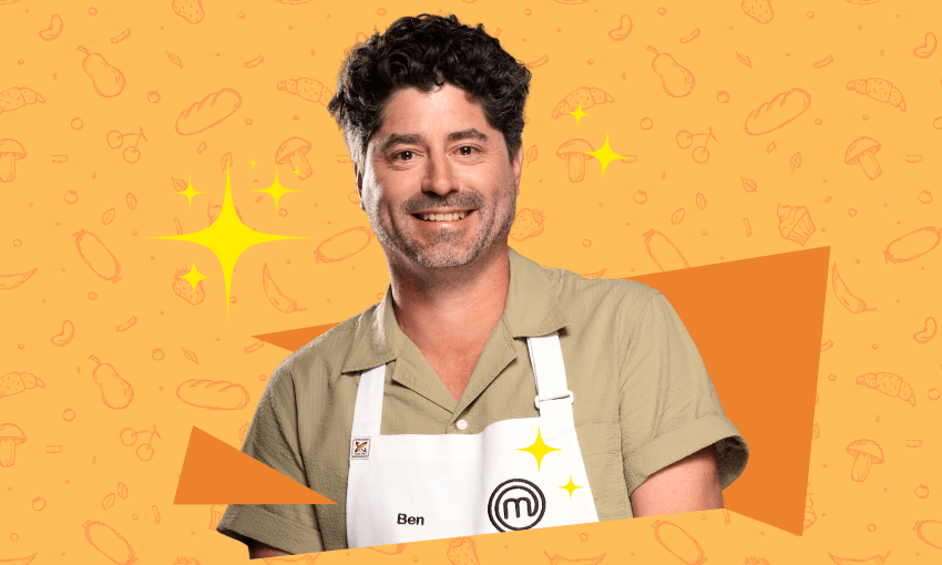 Ben Macdonald returns to the Masterchef kitchen in Masterchef Australia: Back to Win (Photo: TVNZ / Design: TIna Tiller) 
