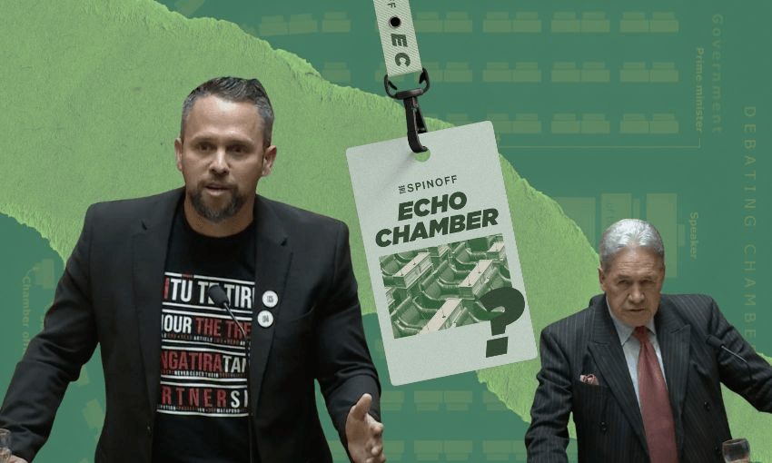 Tākuta Ferris and Winston Peters faced off in Wednesday’s question time. 
