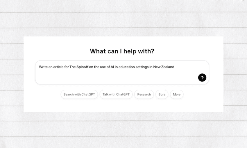 The writing of this article did not involve the use of generative AI except to type out this prompt and screenshot it 
