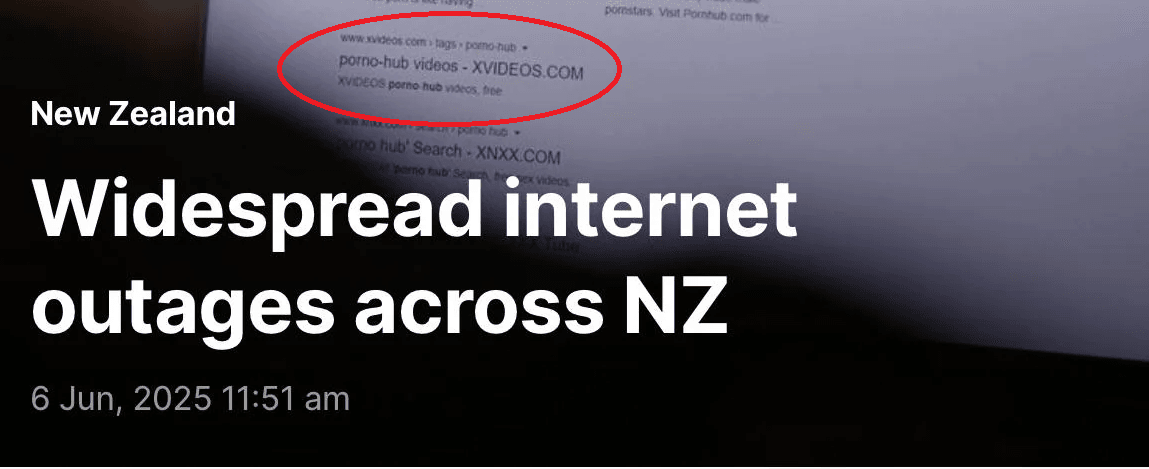 a pink-tinted link to 'porno-hub videos - XVIDEOS.COM' is visible above the headline