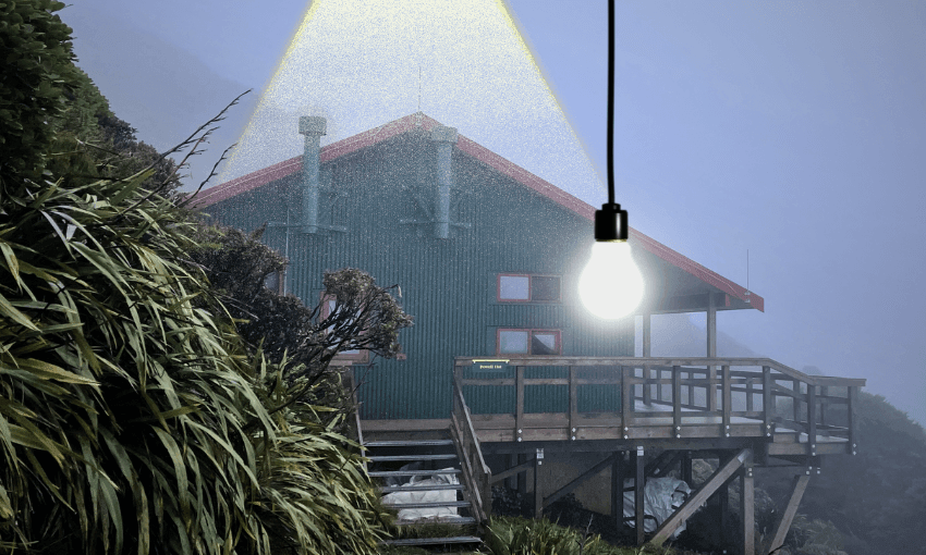 Do we lose something when huts have electric lights? Image: Tina Tiller 
