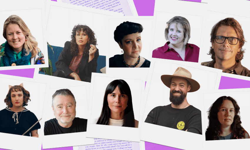 Ten photos of ten profile pictures of writers.