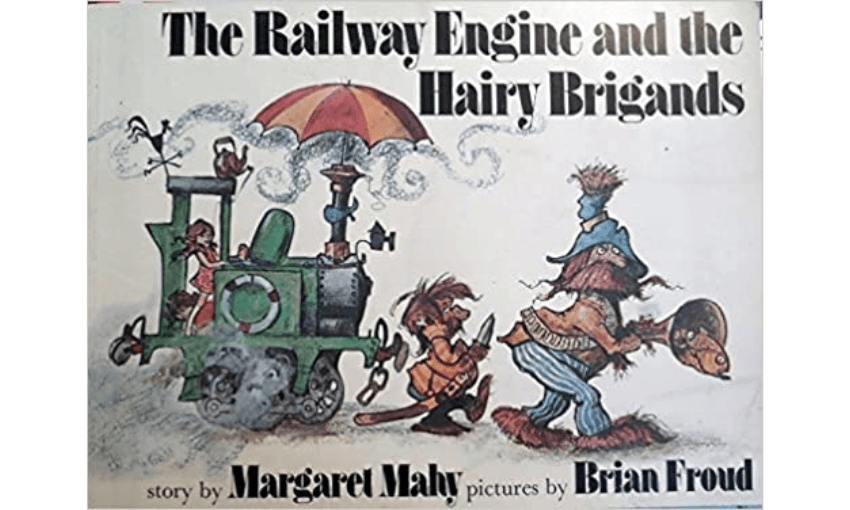 The cover of The Railway Engine and the Hairy Brigand.