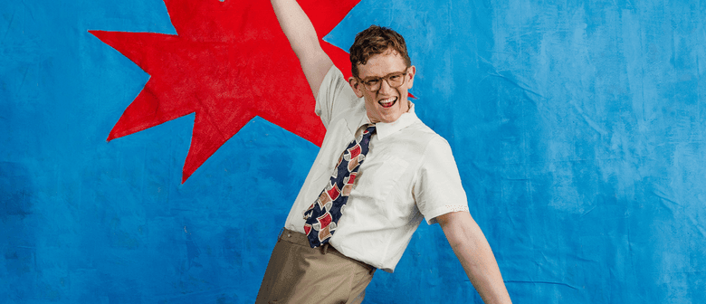Chris parker on blue background