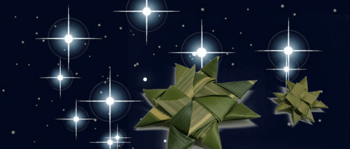 woven harakeke whetu (star)