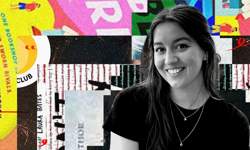 Ruby Wallace of new romance-focussed bookshop, Enamoured Books. (Image: Tina Tiller) 
