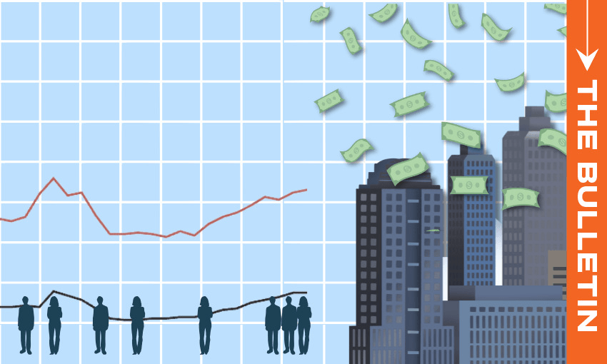 Financial markets are putting the chance of a cut today at under 20%. (Image: The Spinoff)