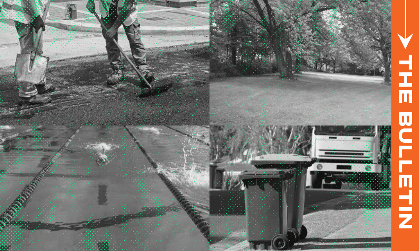 A law change introduced to parliament this week is being pitched as a return to basics, with the PM saying ratepayers want councils to ‘[prioritise] pipes over vanity projects’. (Image: The Spinoff) 
