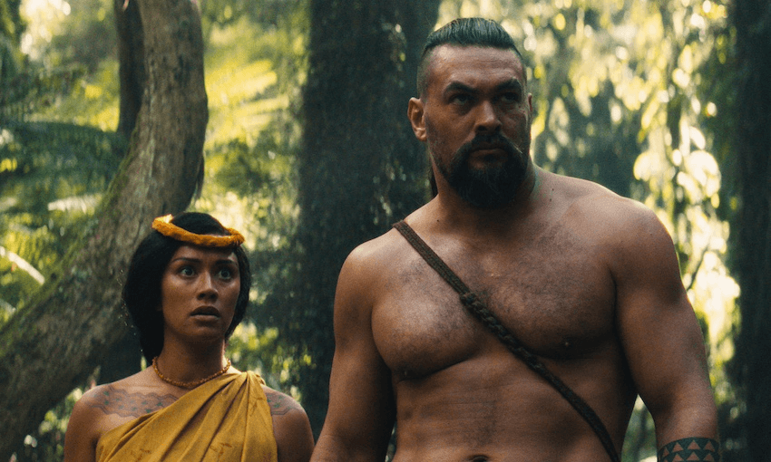 Luciane Buchanan and Jason Momoa in Chief of War (Photo: Apple TV+)